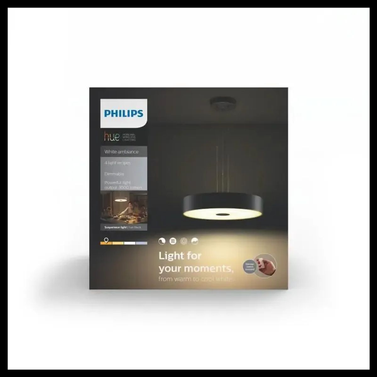 Philips Hue Connected Fair Pendel Sort