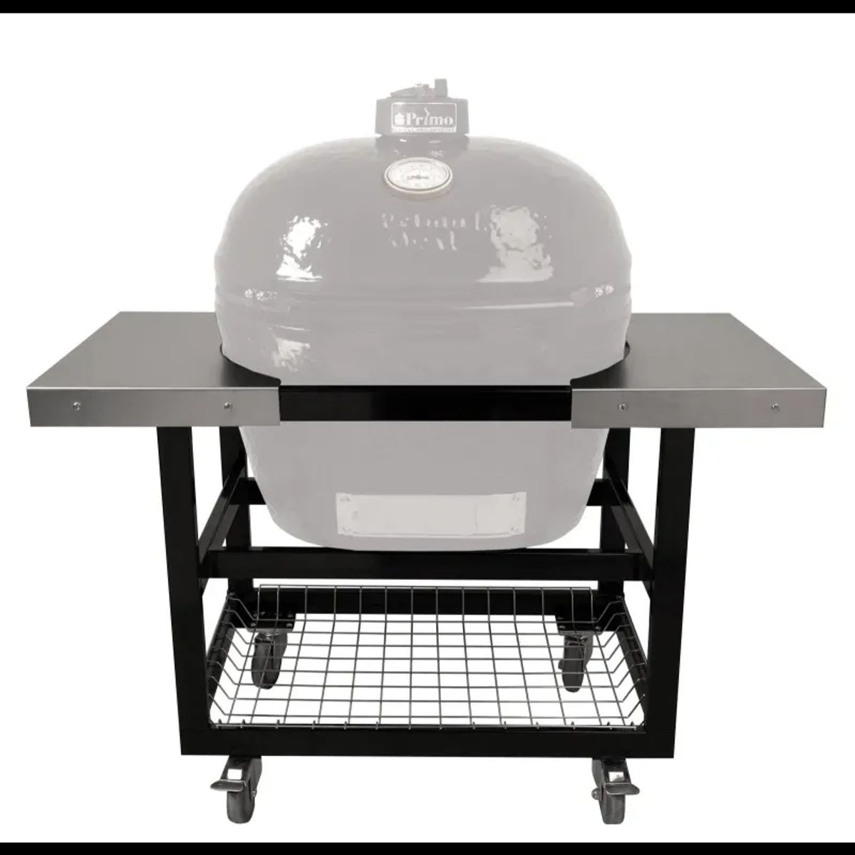 Primo Grill Vogn with Basket w/SS Sideborde til Oval Large 300 & XL 400