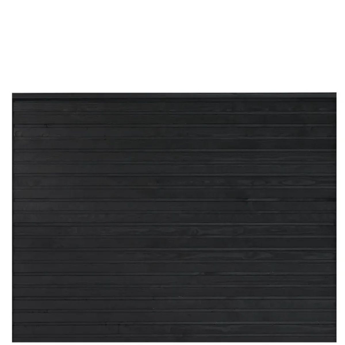 Plus Plank byg-selv plankeværk 174x129cm grundmalet sort 17773-15