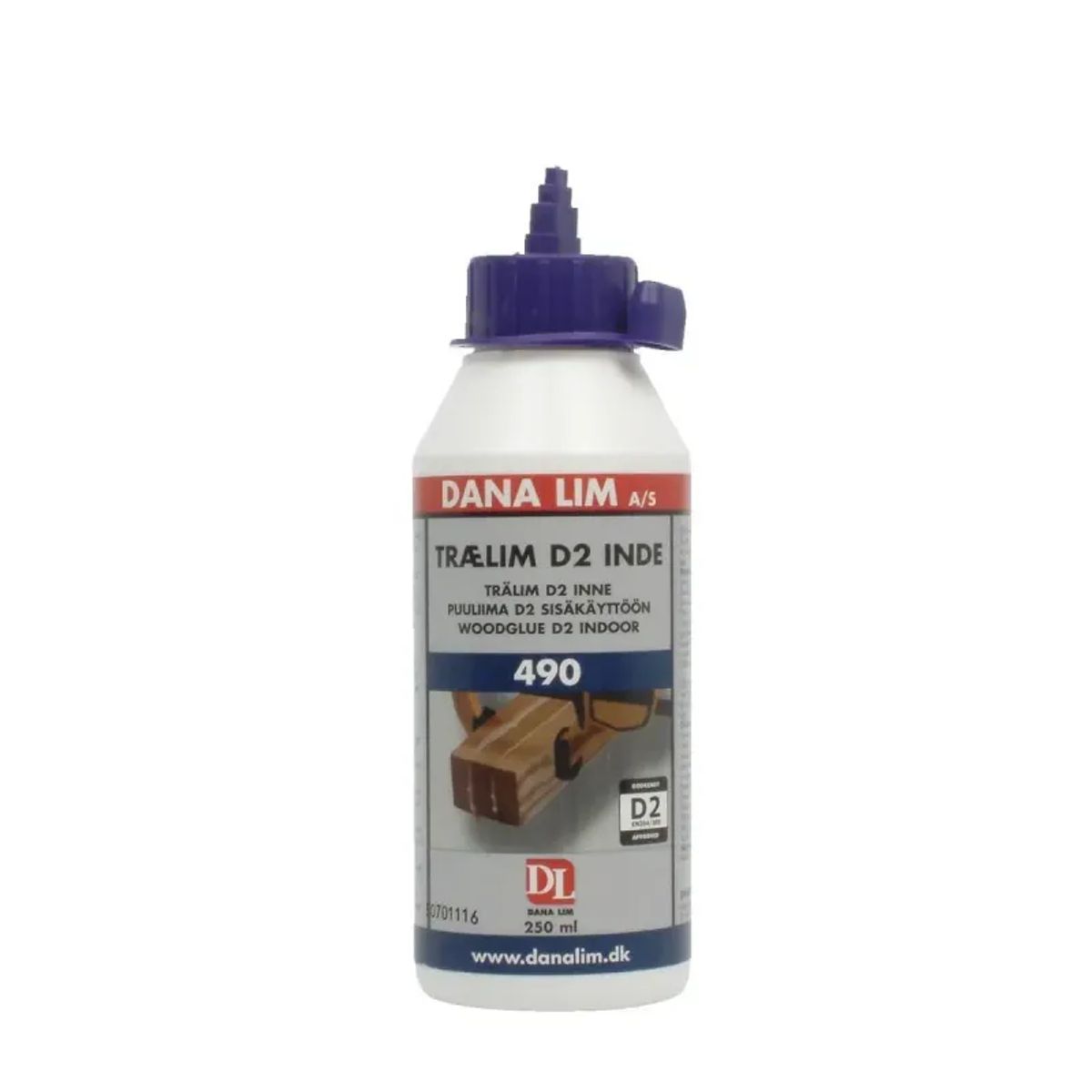 Dana Trælim D2 Inde 490 250ml