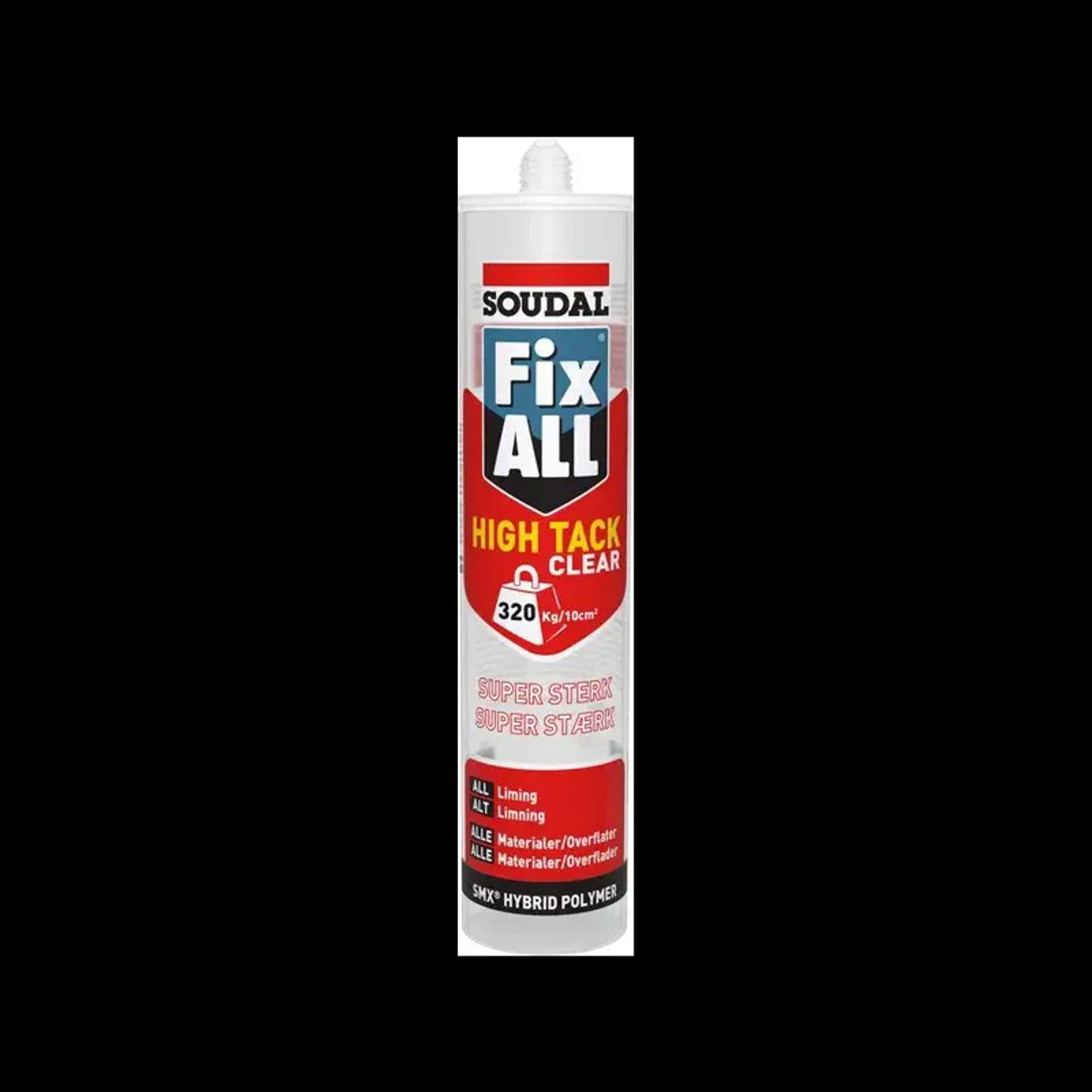 Fix All Ht Clear Montagelim Soudal Klar 290ml