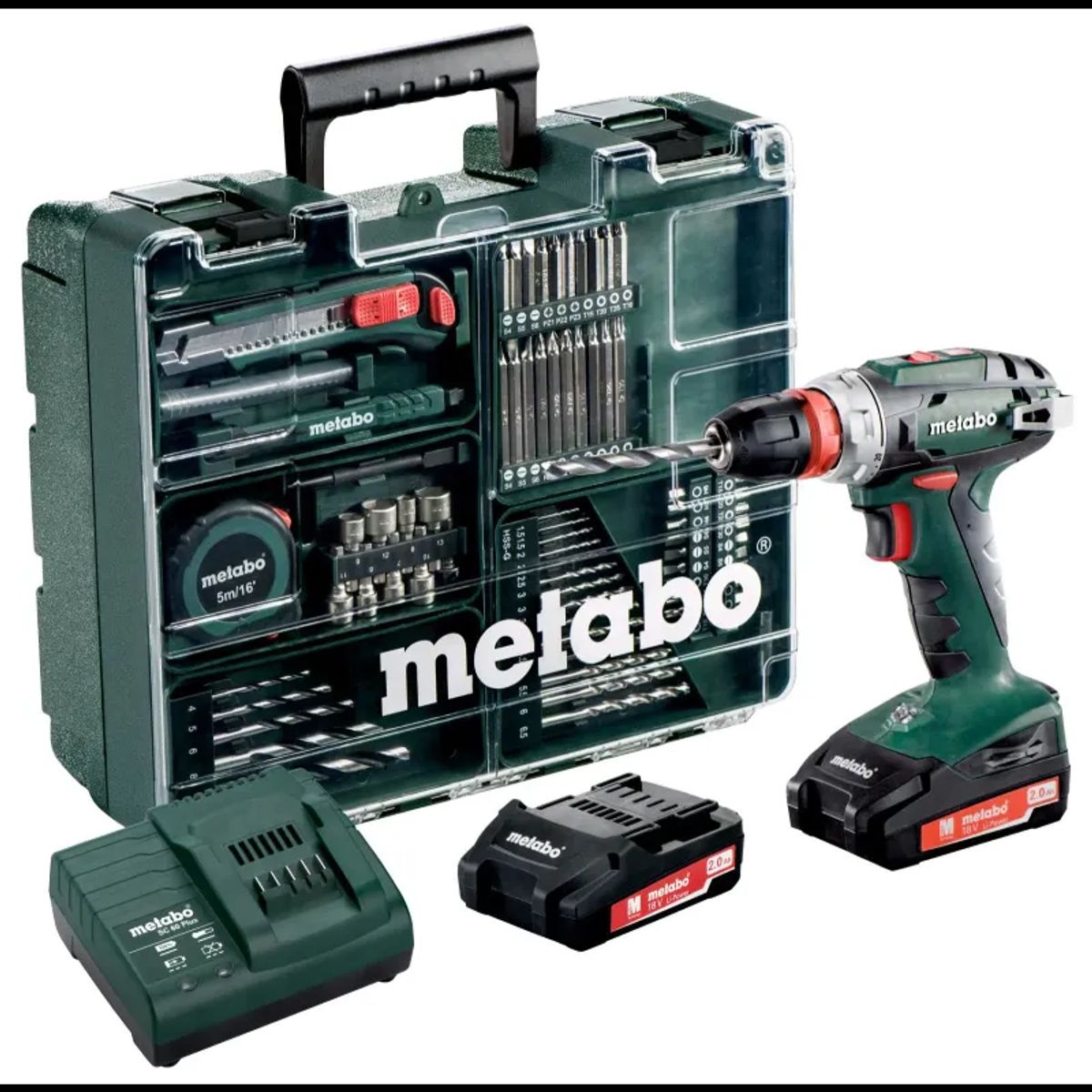 Metabo Bs 18 Quick 2x2,0ah Sc 60p 10 M Workshop - 602217880