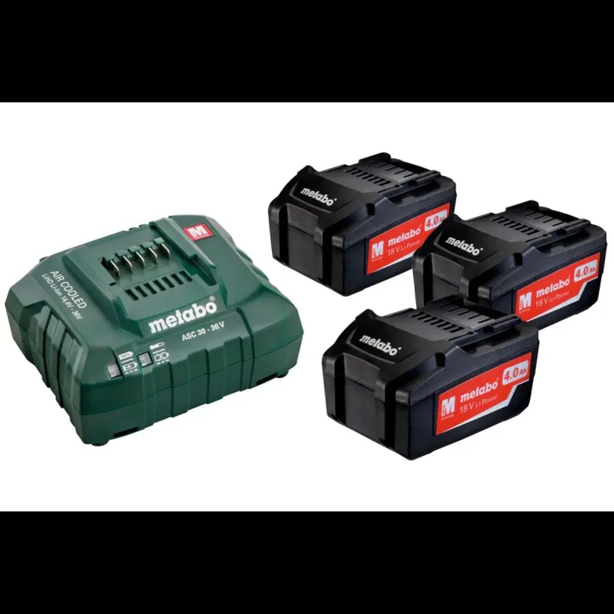 Metabo Basic-set 18 3x4,0 Asc 30-36 - 685049000