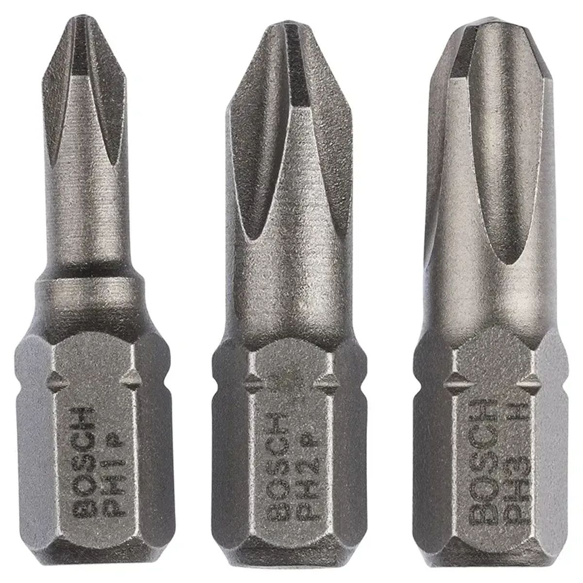 Bosch Bits Ph1/2/3 L:25mm 3 Stk - 2607001752