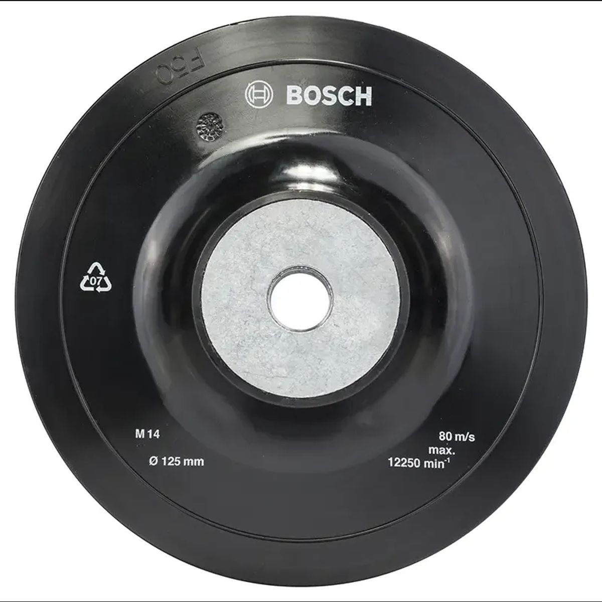 Bosch Gummibagskive 125mm M14 Til Vinkelsliber - 1608601033