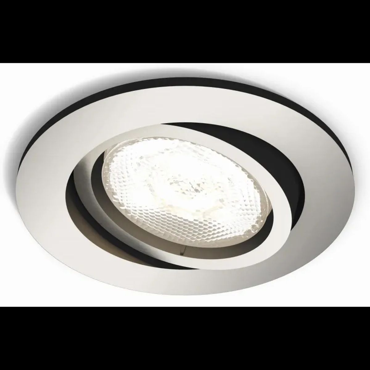 Philips Shellbark LED-indbygningsspot, Mat krom 1x4,5W