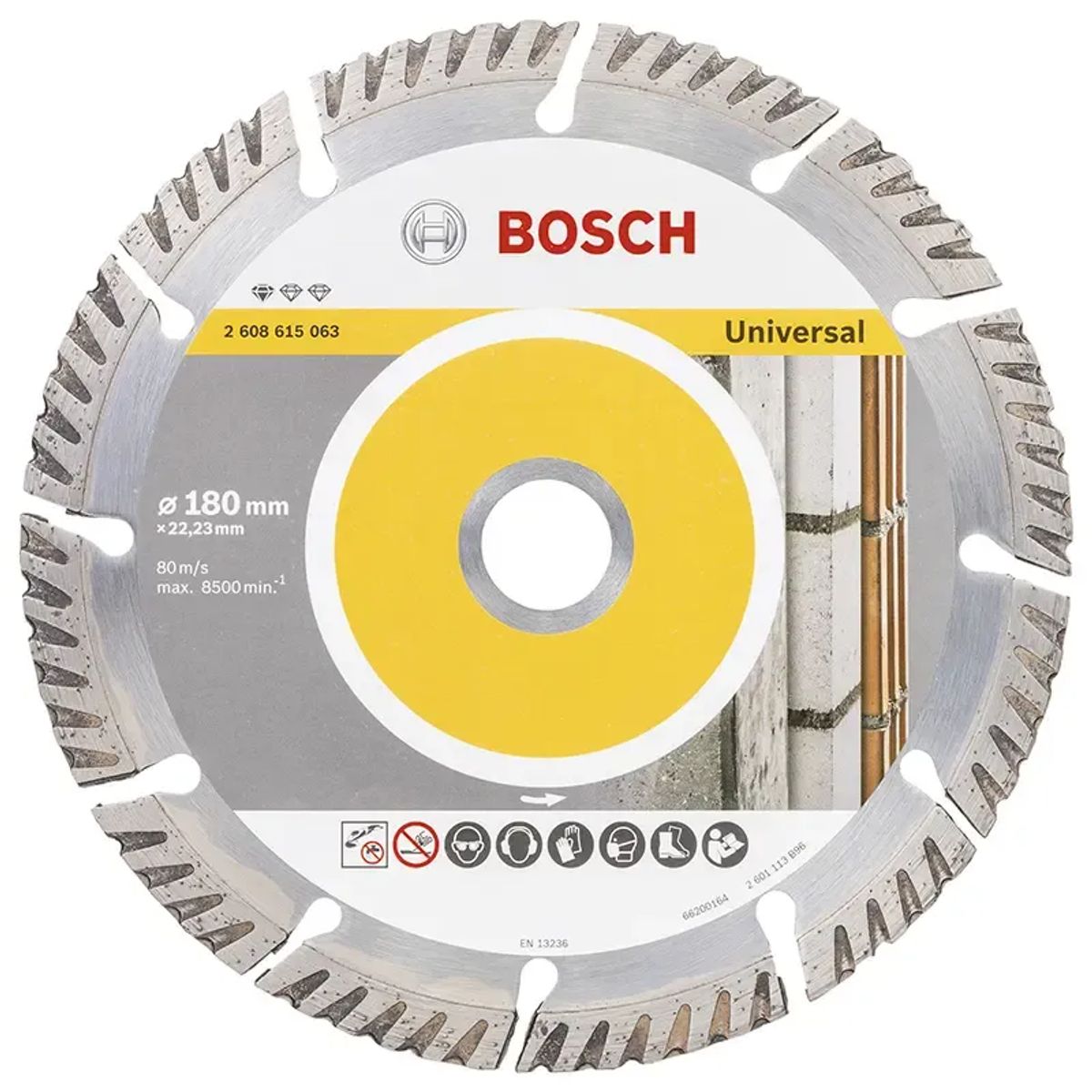 Bosch Diamantskive Std Univresal 180x22,23mm - 2608615063