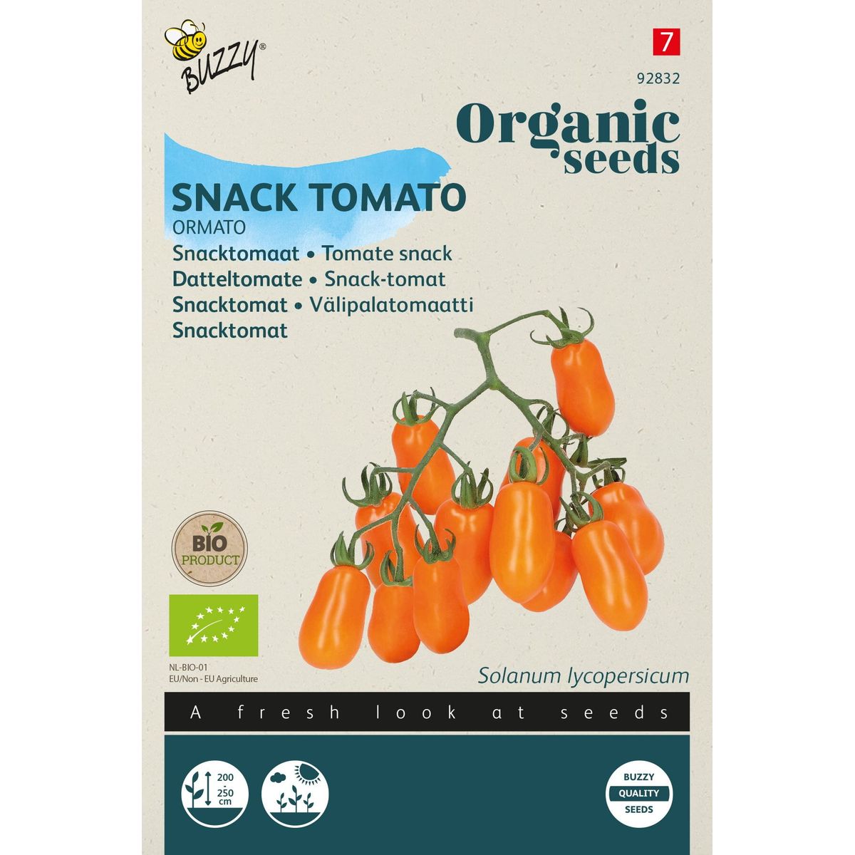 Snack-Tomat frø øko "Ormato" - Buzzy