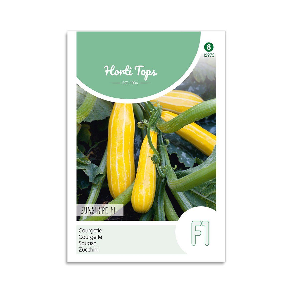 Squash frø "Sunstripe F1" - Horti Tops