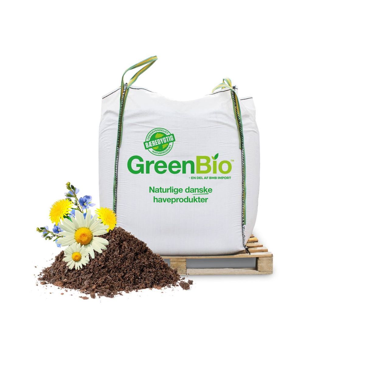 GreenBio Blomsterblandingsjord - 500 liter