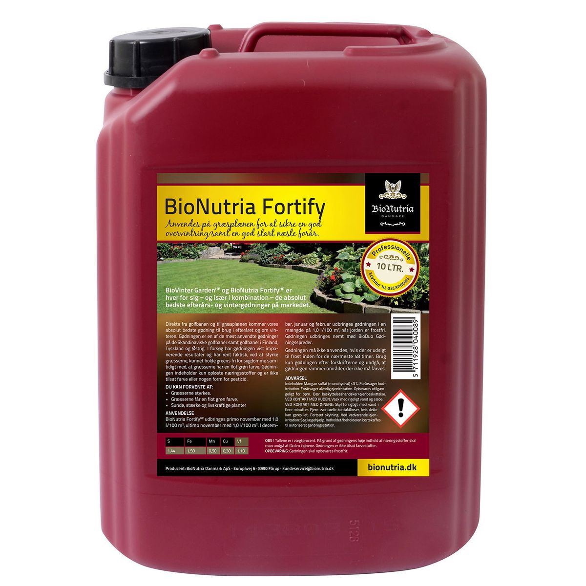 BioNutria Fortify Plænegødning - 10 liter