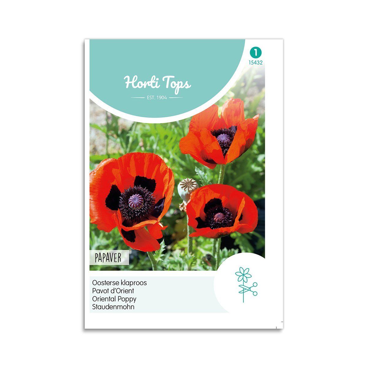 Kæmpevalmue frø "Papaver" - Horti Tops