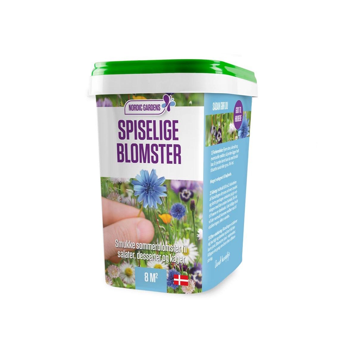 Nordic Gardens blomsterblanding - Spiselige Blomster 8 m2