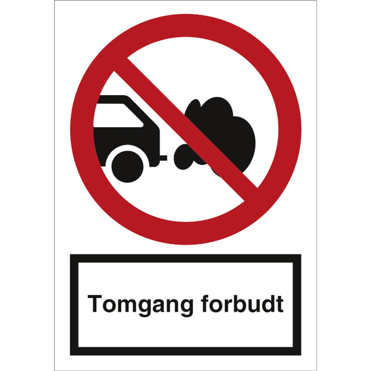 Tomgang forbudt