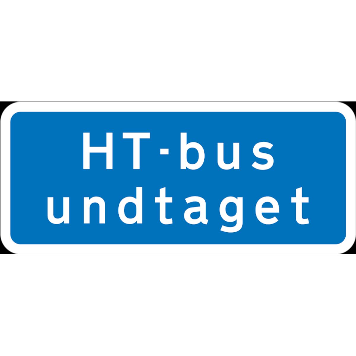 HT-bus undtaget - Reflekstype 3