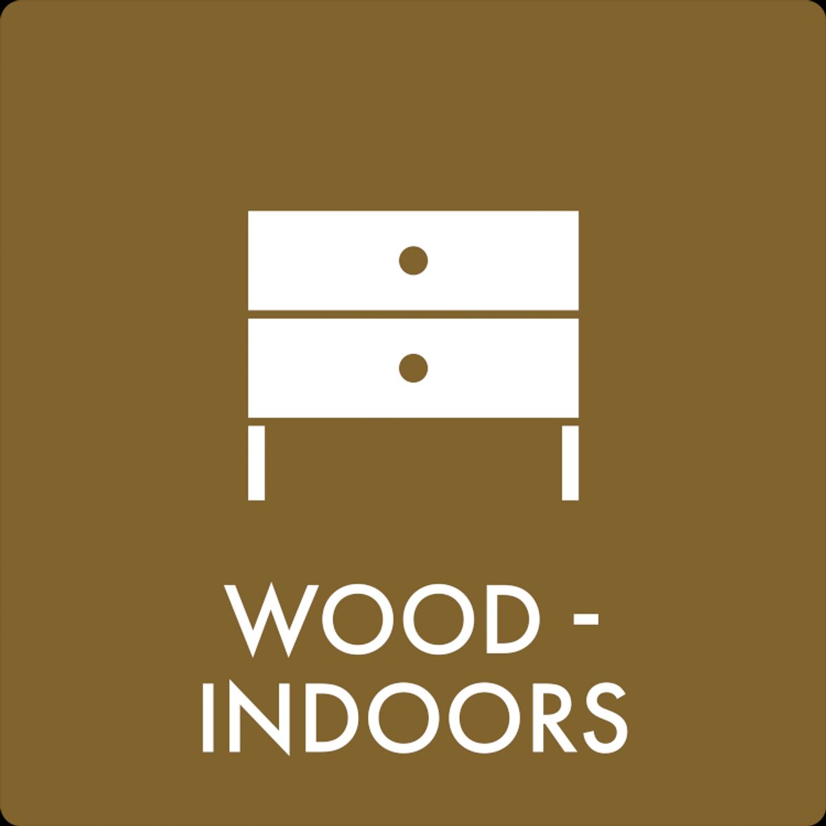 Wood - indoors HiTac vinyl 120 x 120 mm