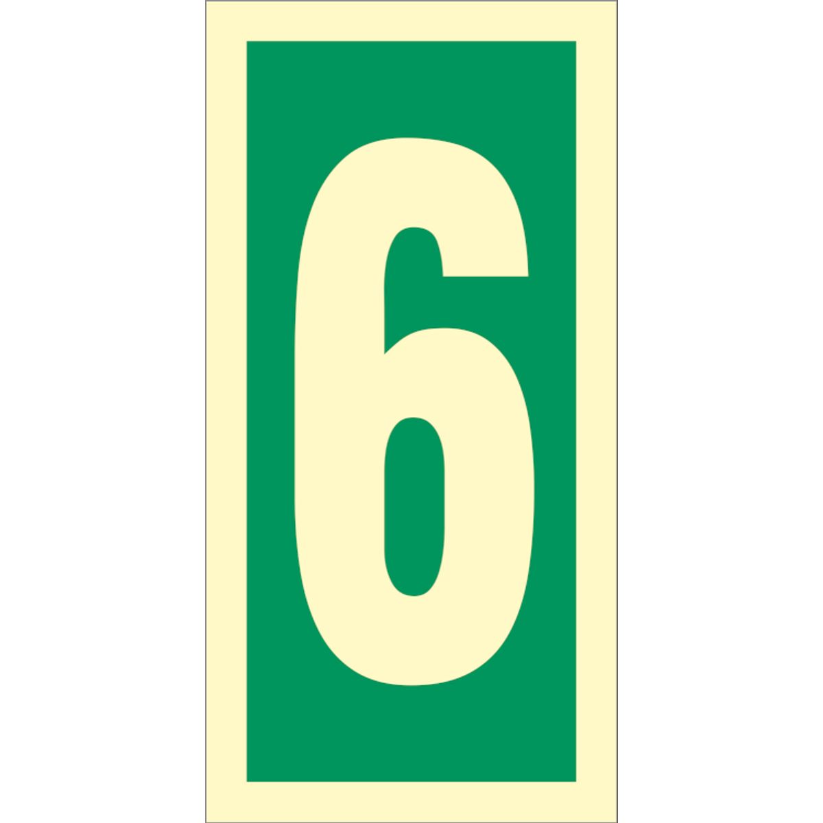 Direction sign - Number 6