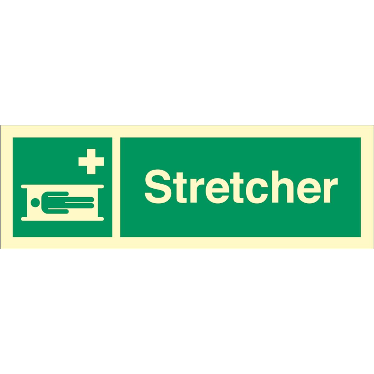 Stretcher - Efterlysende plast HI150 - 100 x 300 mm