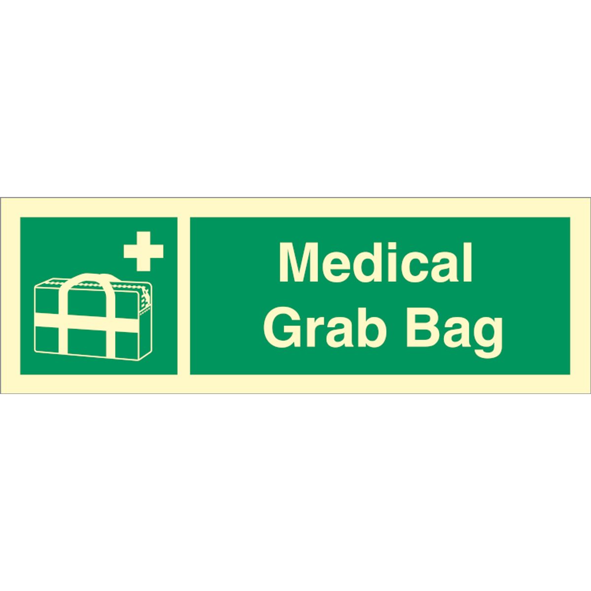 Medical grab bag - Efterlysende Vinyl HI150 - 100 x 300 mm