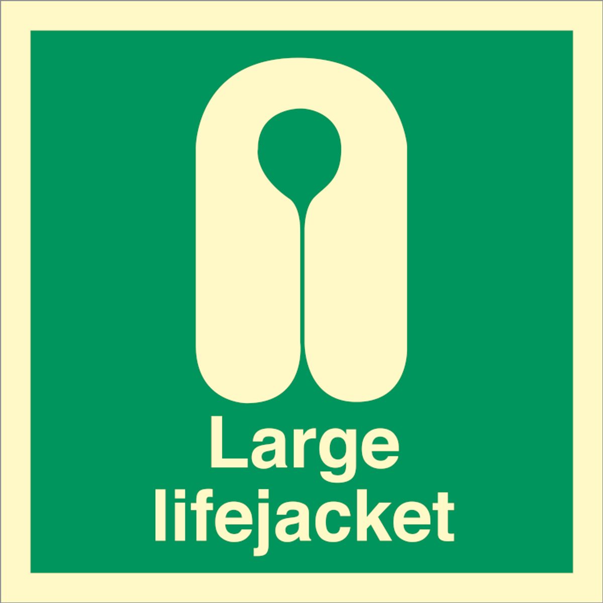 IMO sign - Large lifejacket