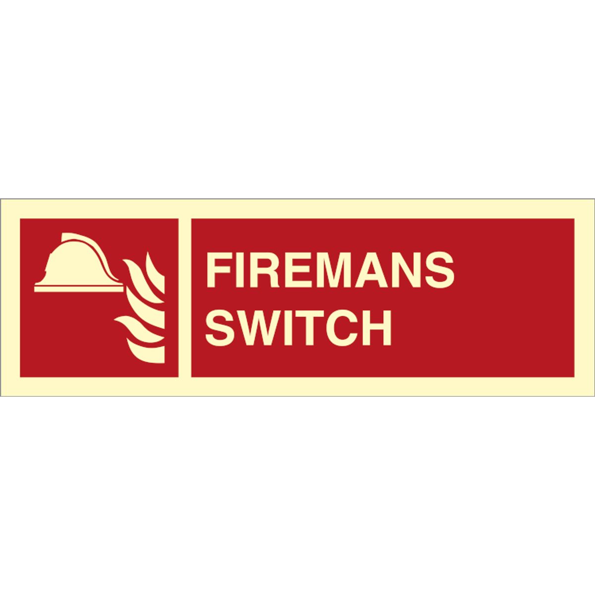 Fire sign - Firemans switch