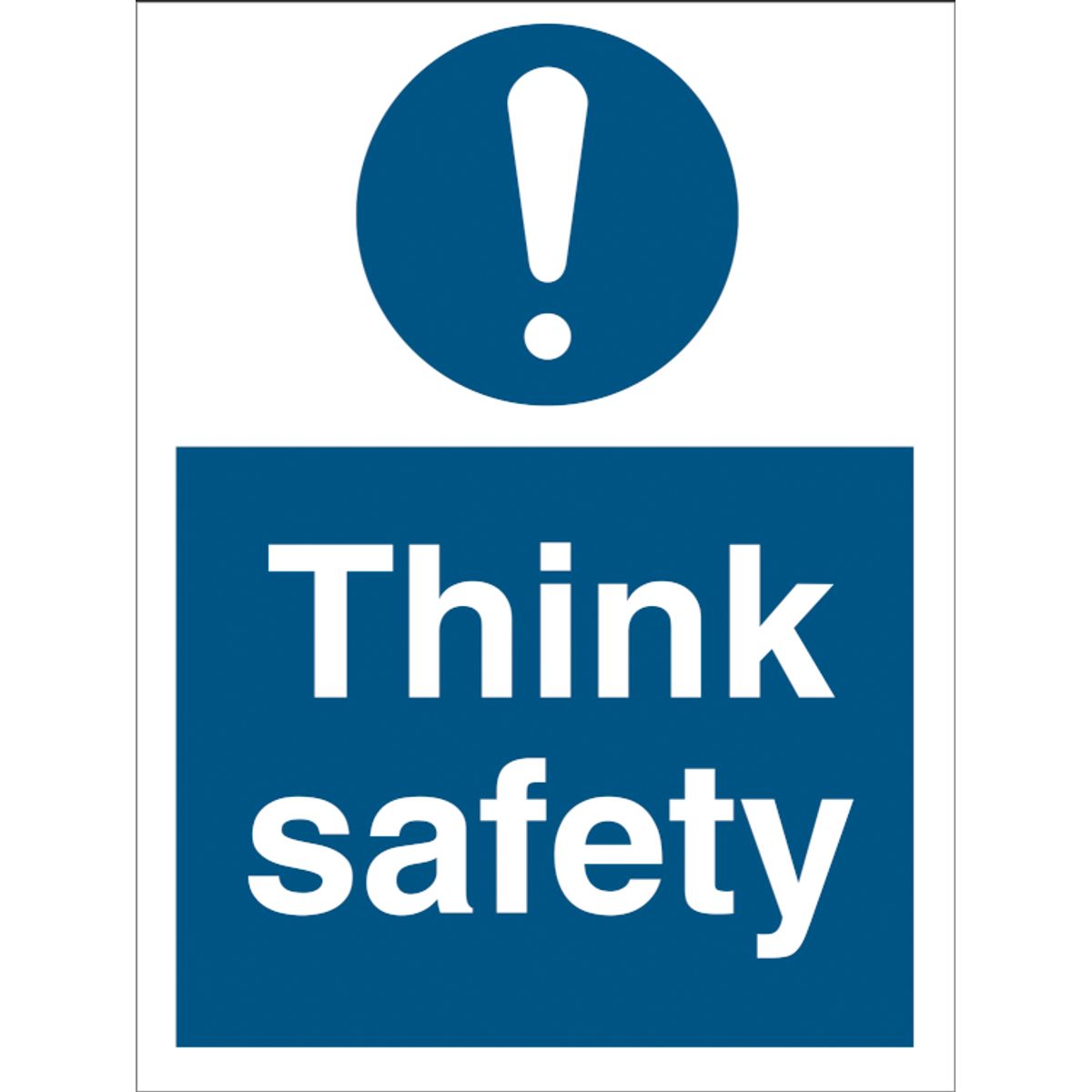 Think safety - Selvklæbende vinyl - 200 x 150 mm