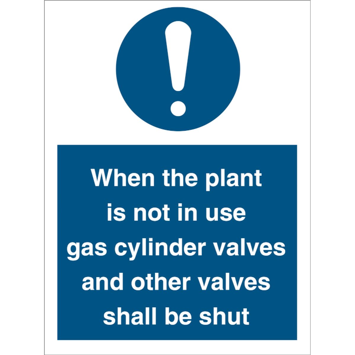 When the plant is not in use... - Selvklæbende vinyl - 200 x 150 mm