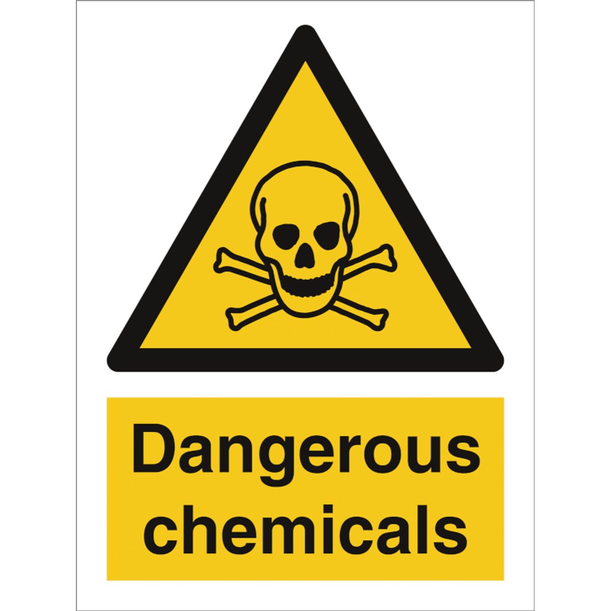 Hazard & Warning sign - Dangerous chemicals