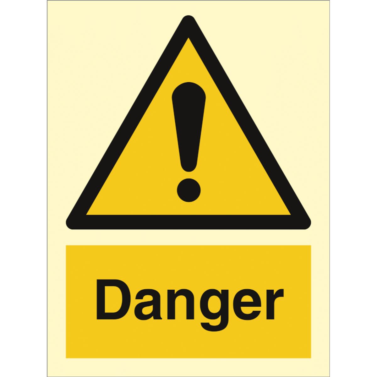 Danger - Efterlysende Vinyl HI150 - 200 x 150 mm