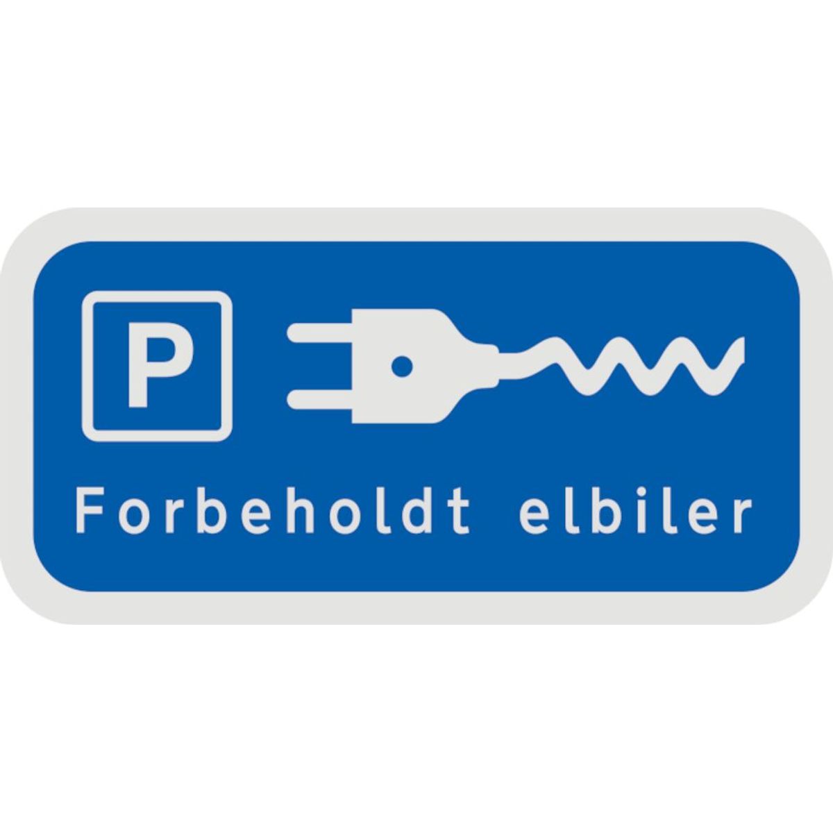 Forbeholdt elbiler 2 mm Refleks alu. reflekstype 3 25 x 50 cm