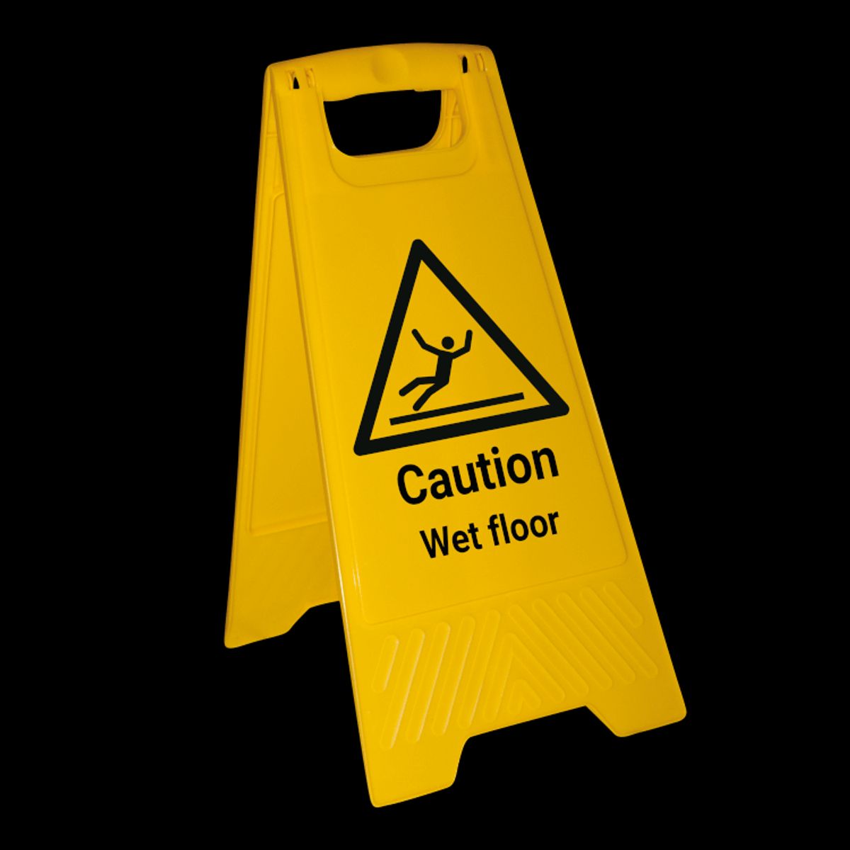 Caution wet floor advarselsskilt - Fritstående skilt