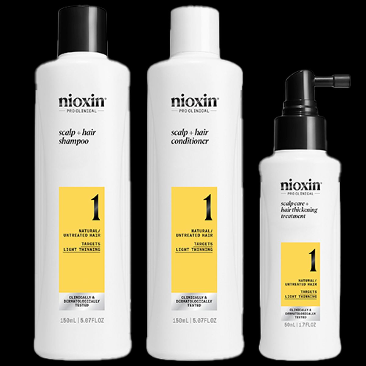 Nioxin System 1 Trial Kit for Thinning Hair (1 sæt)