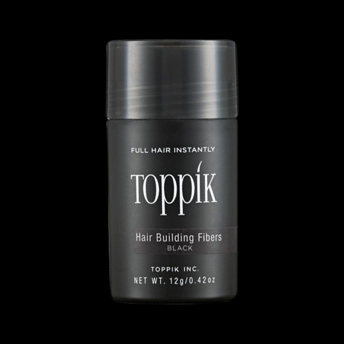 Toppik Sort - Mikrofibre der bekæmper hårtab (12 g)