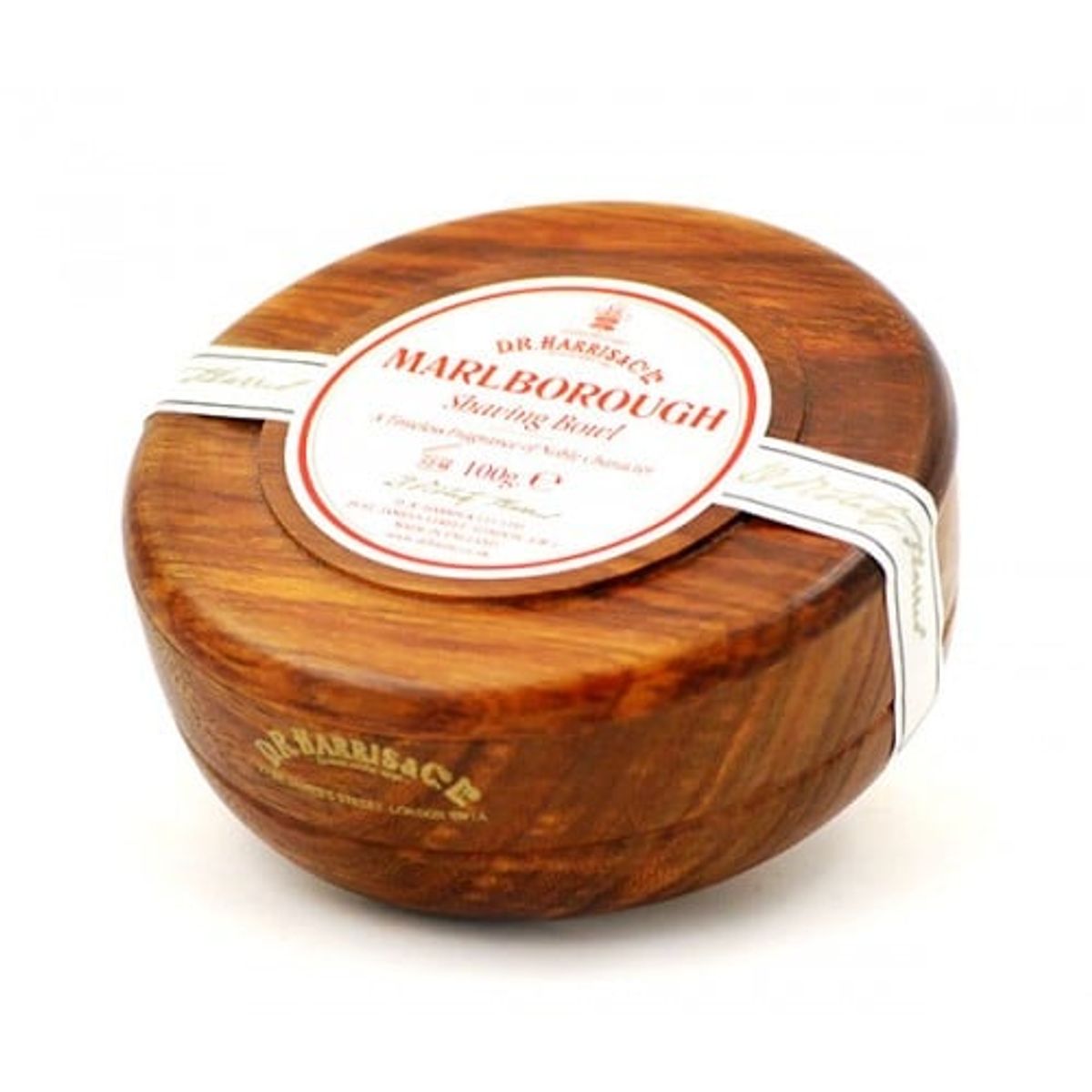 D.R. Harris & Co. Marlborough Barbersæbe i Maghoni Skål (100 g)