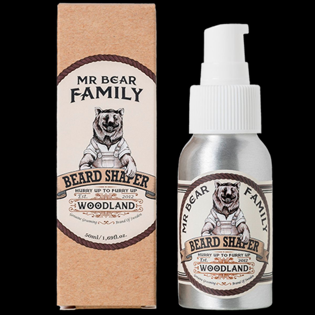 Mr Bear Family Beard Shaper Woodland (50 ml)