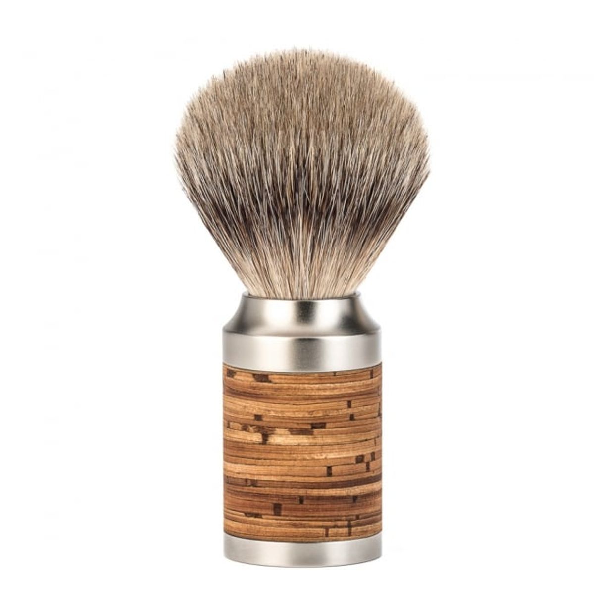 Mühle Rocca Barberkost Silvertip Badger, Rustfrit Stål (31-M-95)