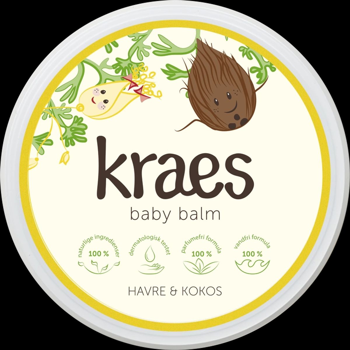 KRAES Baby Balm Havre & Kokos 300 ml