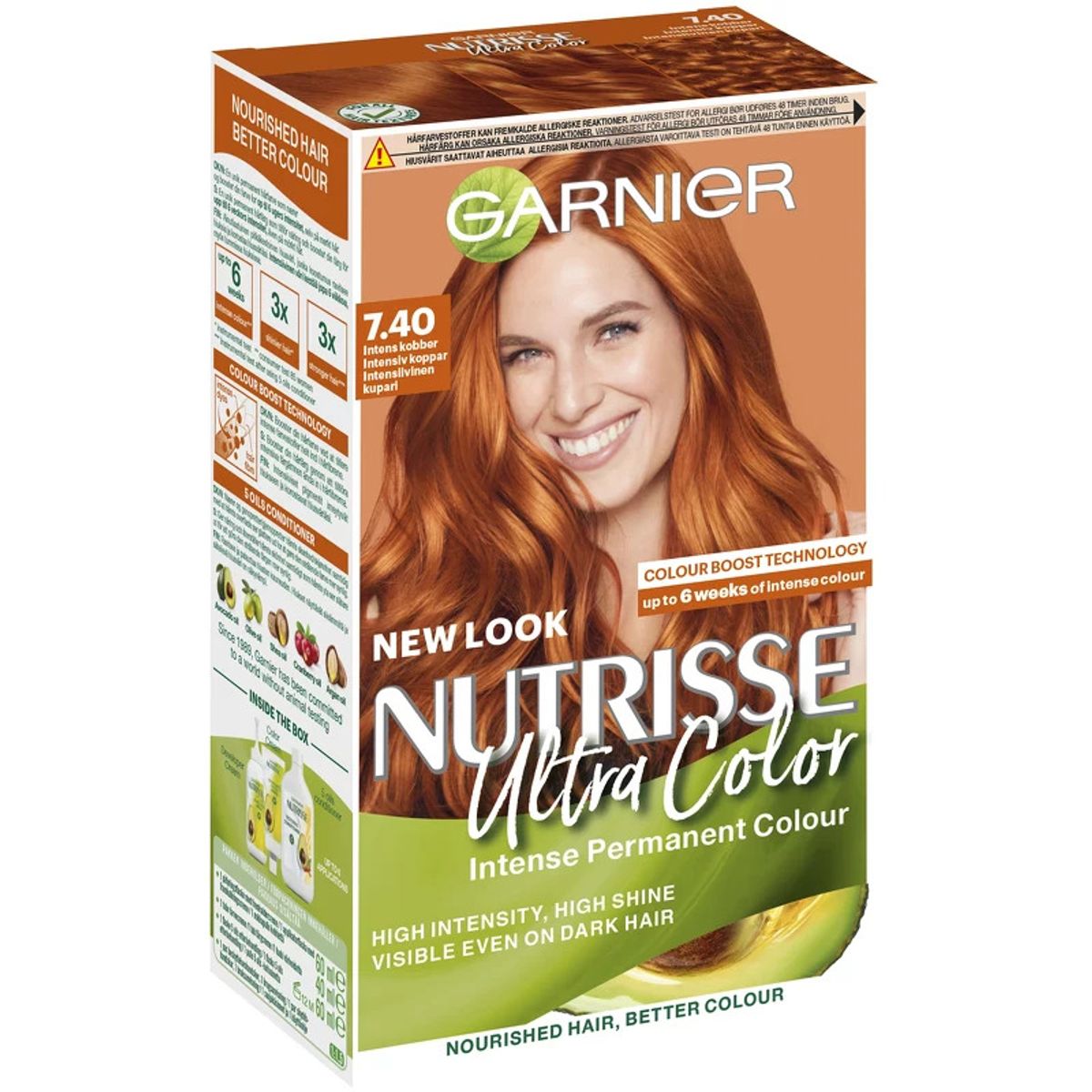 Garnier Nutrisse Cream 7.40 Copper Passion