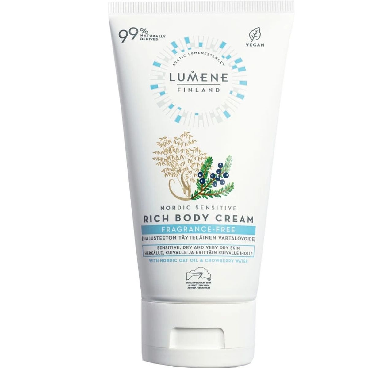 Lumene Nordic Sensitive Nordic Sensitive Fragrance-Free Rich Body Cream 150 ml