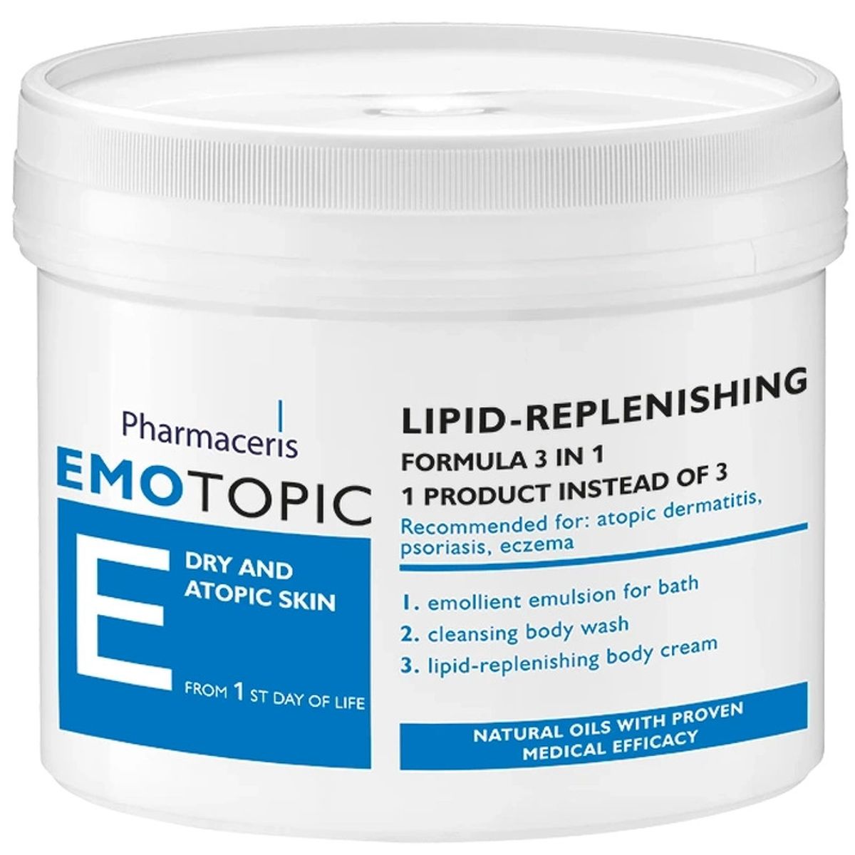 Pharmaceris E Emotopic Lipid-Replenishing Formula 3 In 1 500 ml