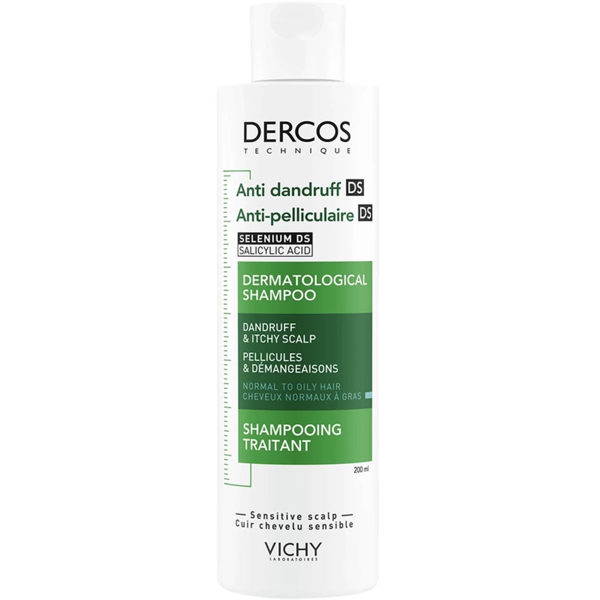 Vichy Dercos Technique Anti-Dandruff Shampoo Normal/Oily Hair 200 ml