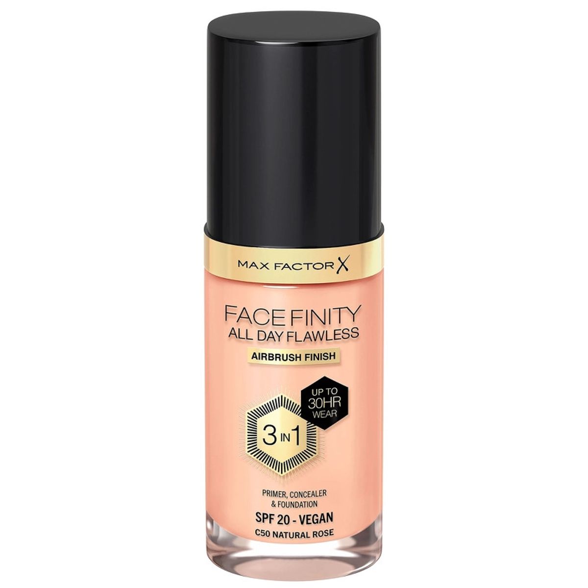 Max Factor All Day Flawles 3in1 Foundation - 050 Natural Rose