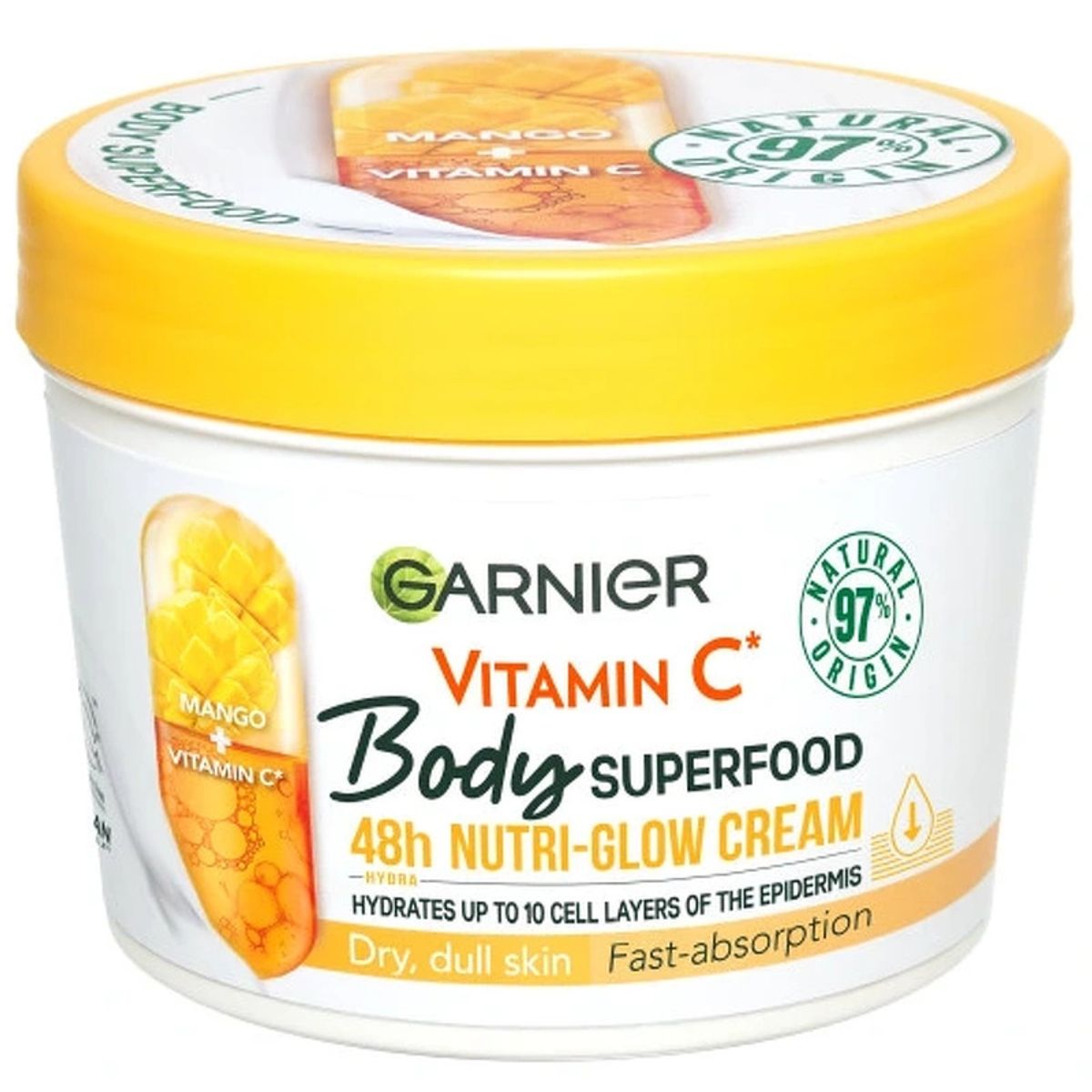 Garnier Bodyfood Giving Glow Vitamin C & Mango 380 ml