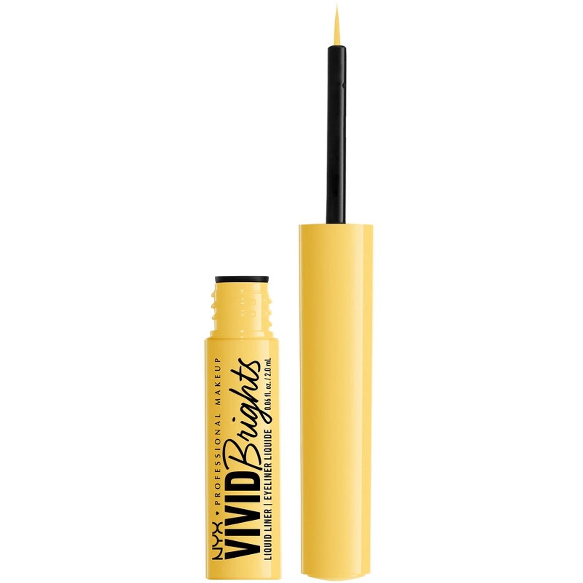 NYX Prof. Makeup Up Vivid Brights Liquid Eyeliner 2 ml - 03 Had Me At Yellow