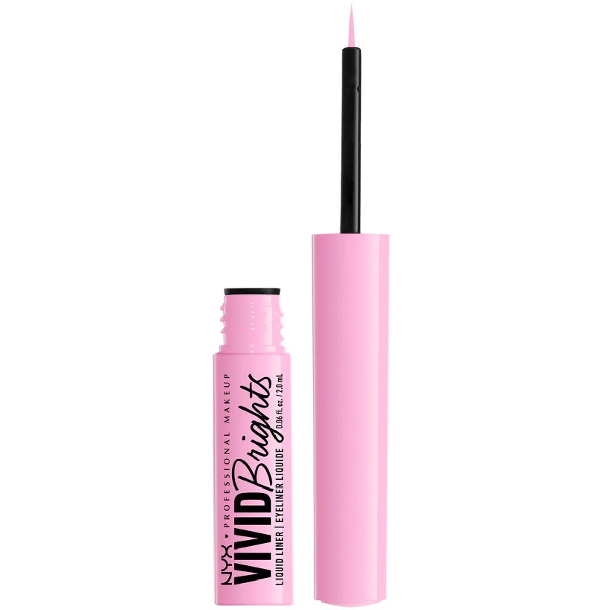 NYX Prof. Makeup Up Vivid Brights Liquid Eyeliner 2 ml - 09 Sneaky Pink