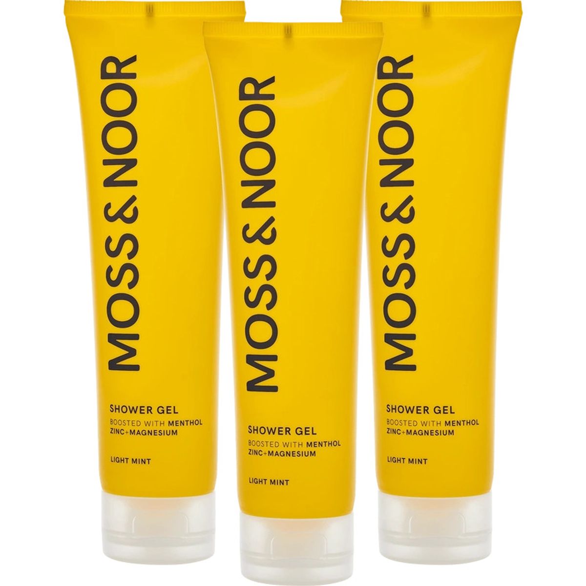 Moss & Noor After Workout Shower Gel 3 Pack - Light Mint