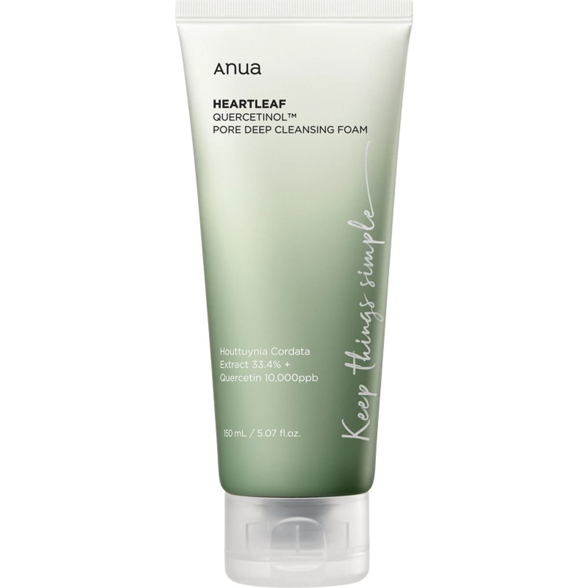 Anua Heartleaf Quercetinol Pore Deep Cleansing Foam 150 ml