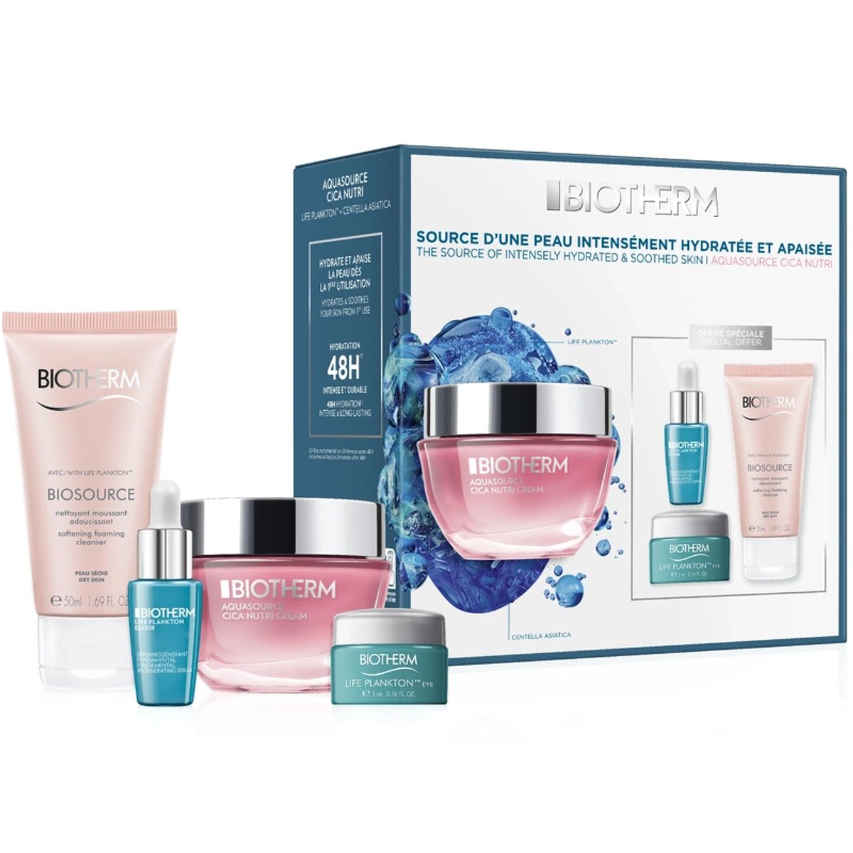 Biotherm Aquasource Cica Nutri Cream Set (Limited Edition)