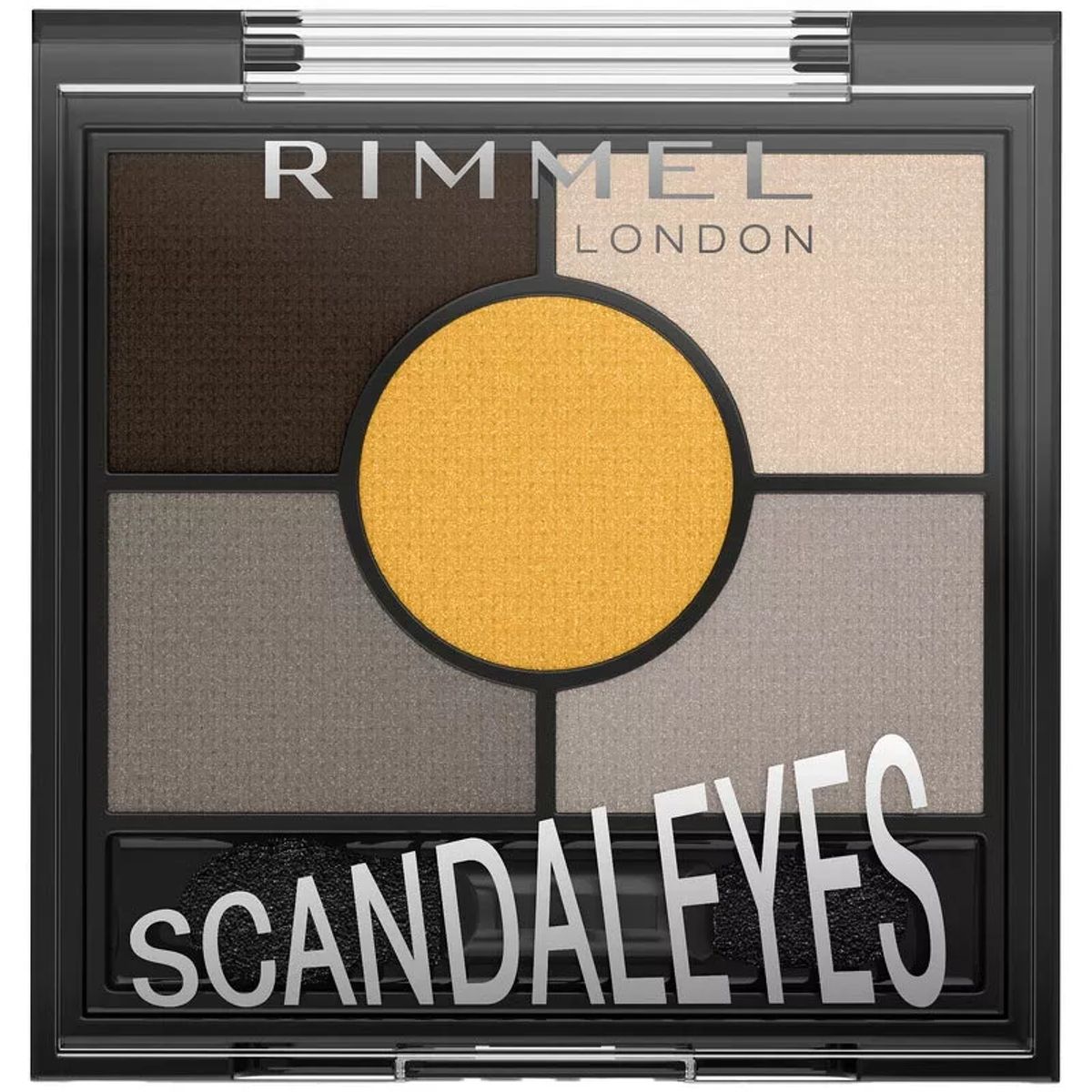 RIMMEL Scandal 5 Pan Palette Eyeshadow 3,8 gr. - 001 Golden Eye