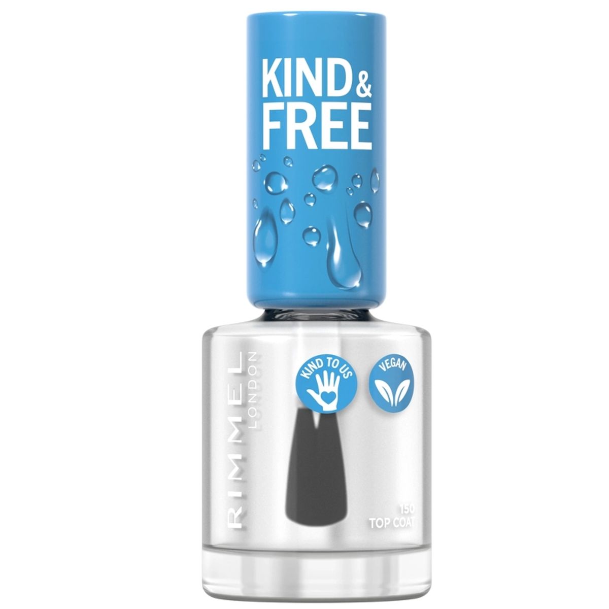 RIMMEL Kind & Free Clean Nail 8 ml - 150 Clear top coat